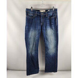 BKE Jeans Womens 31R Blue Payton Bootcut Dark Wash Denim 31x29